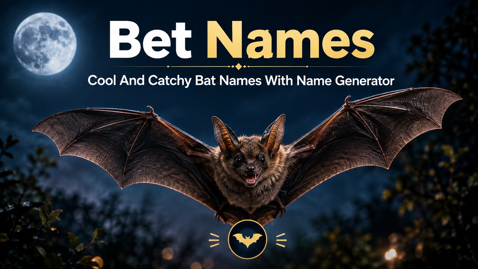 Cool And Catchy Bat Names With Name Generator