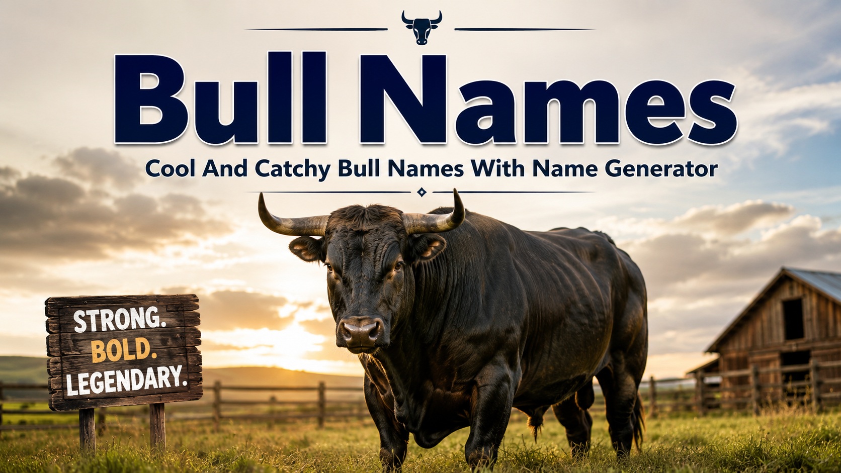 Cool And Catchy Bull Names With Name Generator