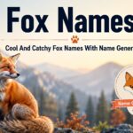 Cool And Catchy Fox Names With Name Generator