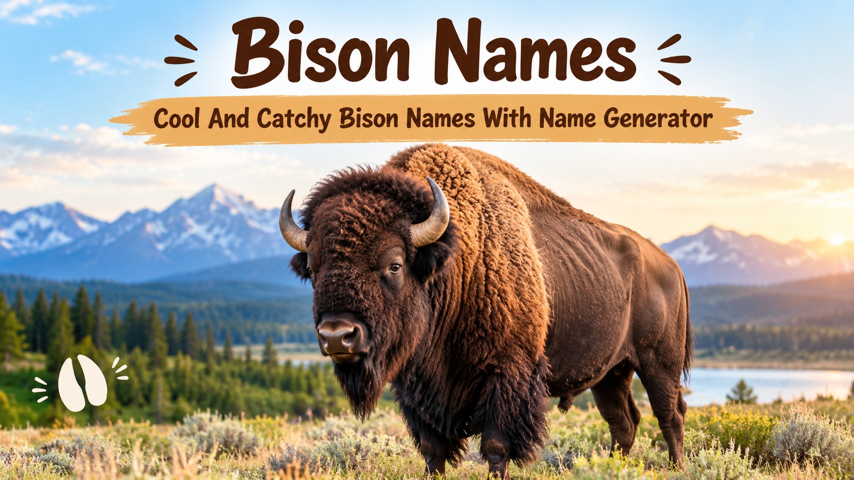Cool And Catchy Bison Names With Name Generator