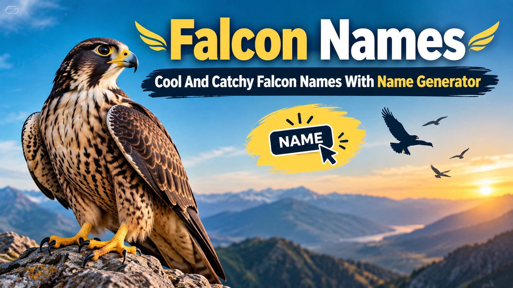 Cool And Catchy Falcon Names With Name Generator