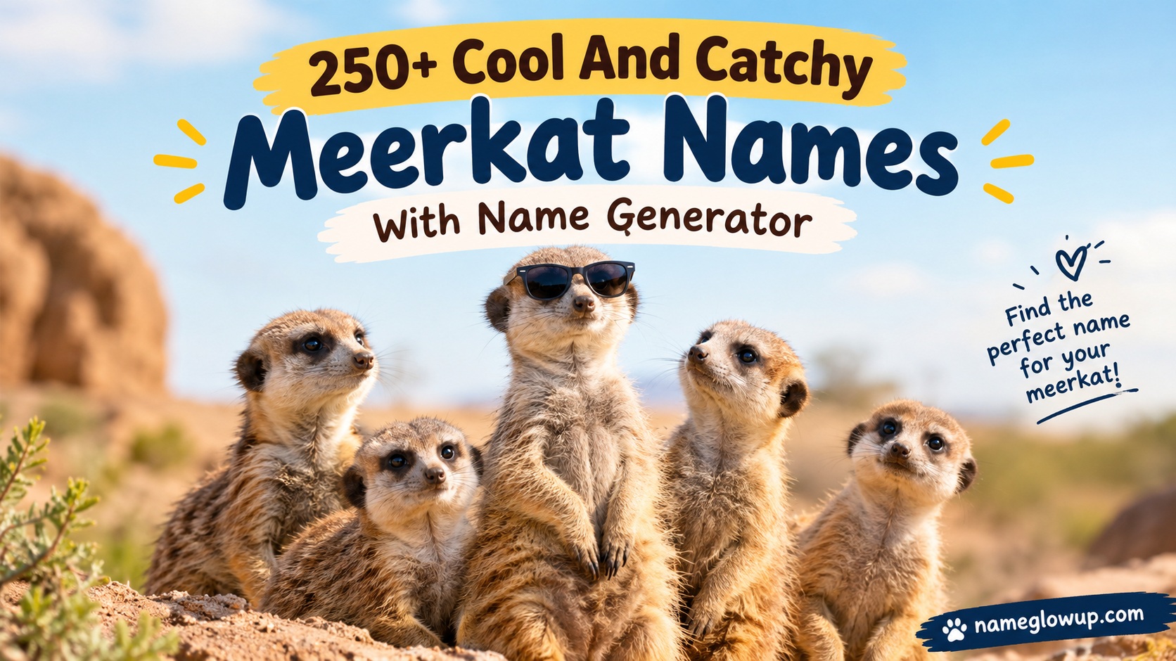 Cool And Catchy Meerkat Names With Name Generator