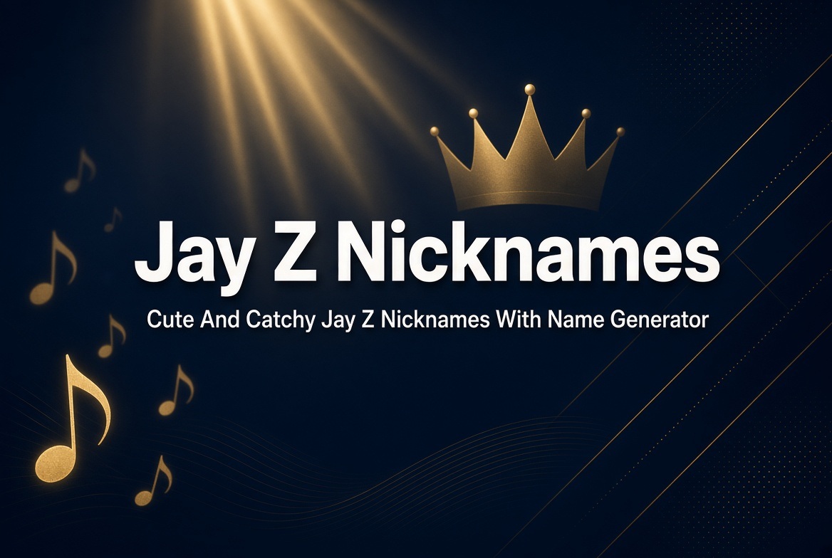 Cute And Catchy Jay Z Nicknames With Name Generator
