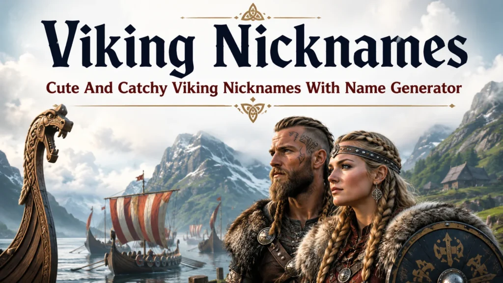 Cute And Catchy Viking Nicknames With Name Generator