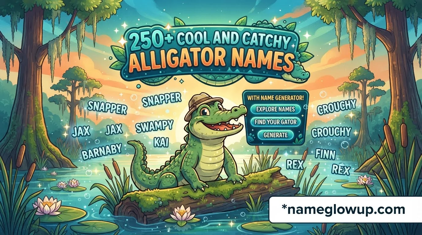 Cool And Catchy Alligator Names With Name Generator