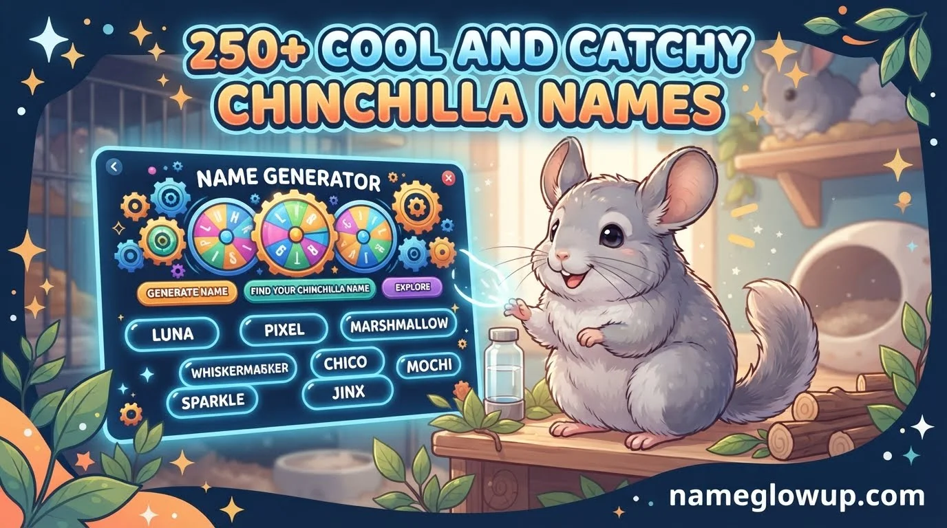 Cool And Catchy Chinchilla Names With Name Generator