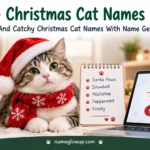 Cool And Catchy Christmas Cat Names With Name Generator