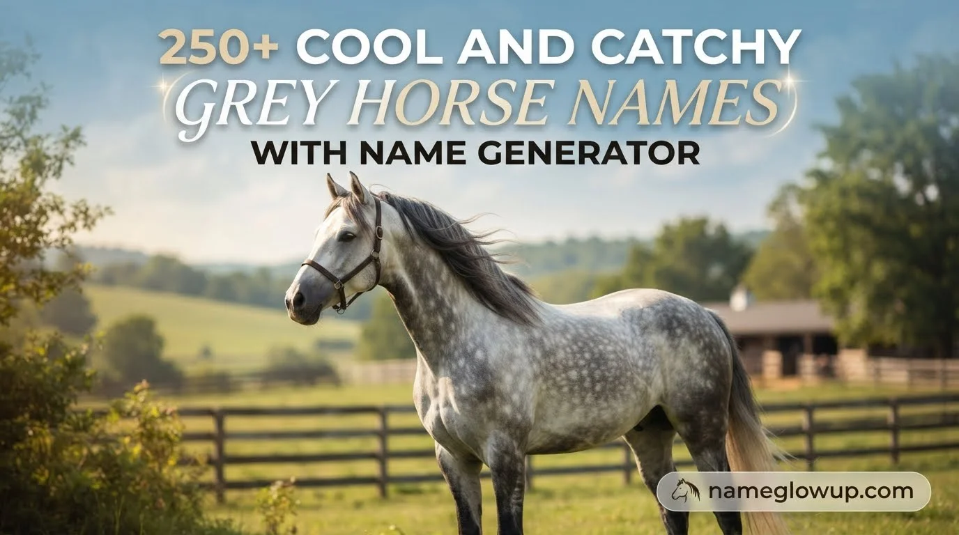 Cool And Catchy Grey Horse Names With Name Generator