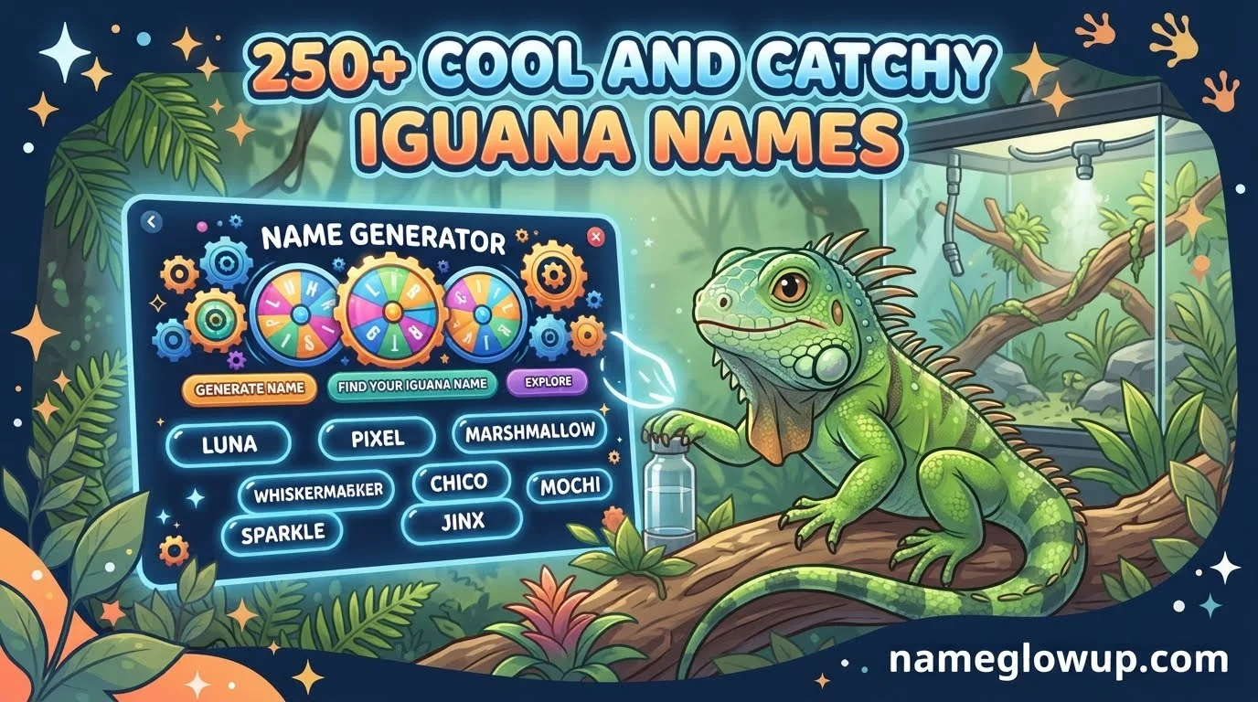 Cool And Catchy Iguana Names With Name Generator