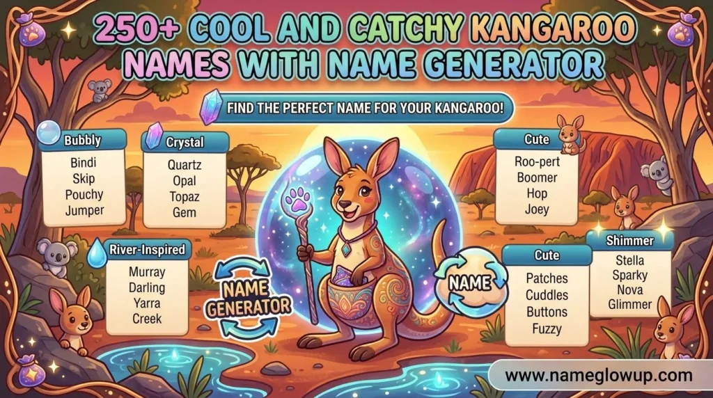 Cool And Catchy Kangaroo Names With Name Generator