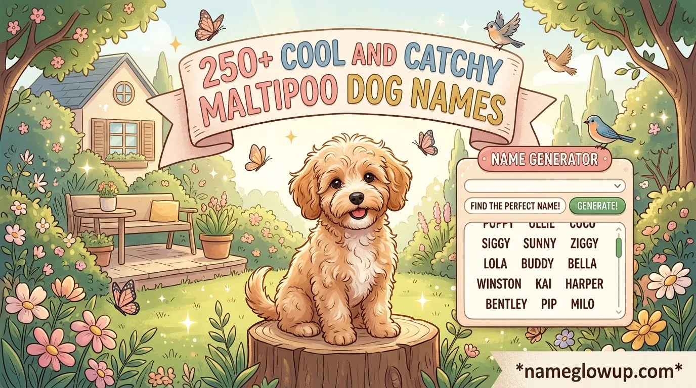 Cool And Catchy Maltipoo Dog Names With Name Generator