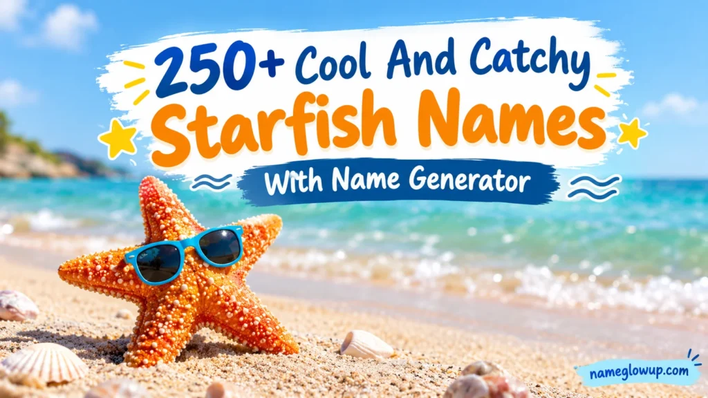 Cool And Catchy Starfish Names With Name Generator