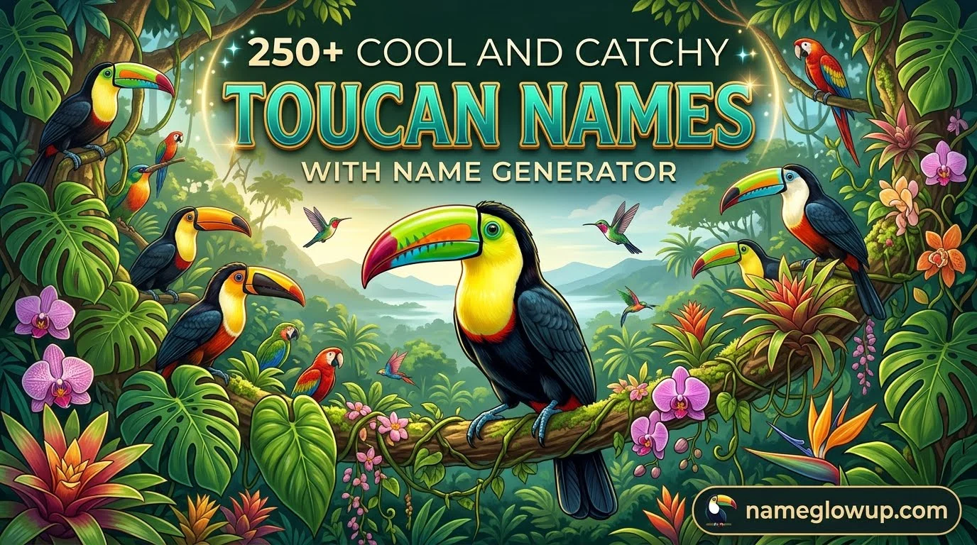 Cool And Catchy Toucan Names With Name Generator