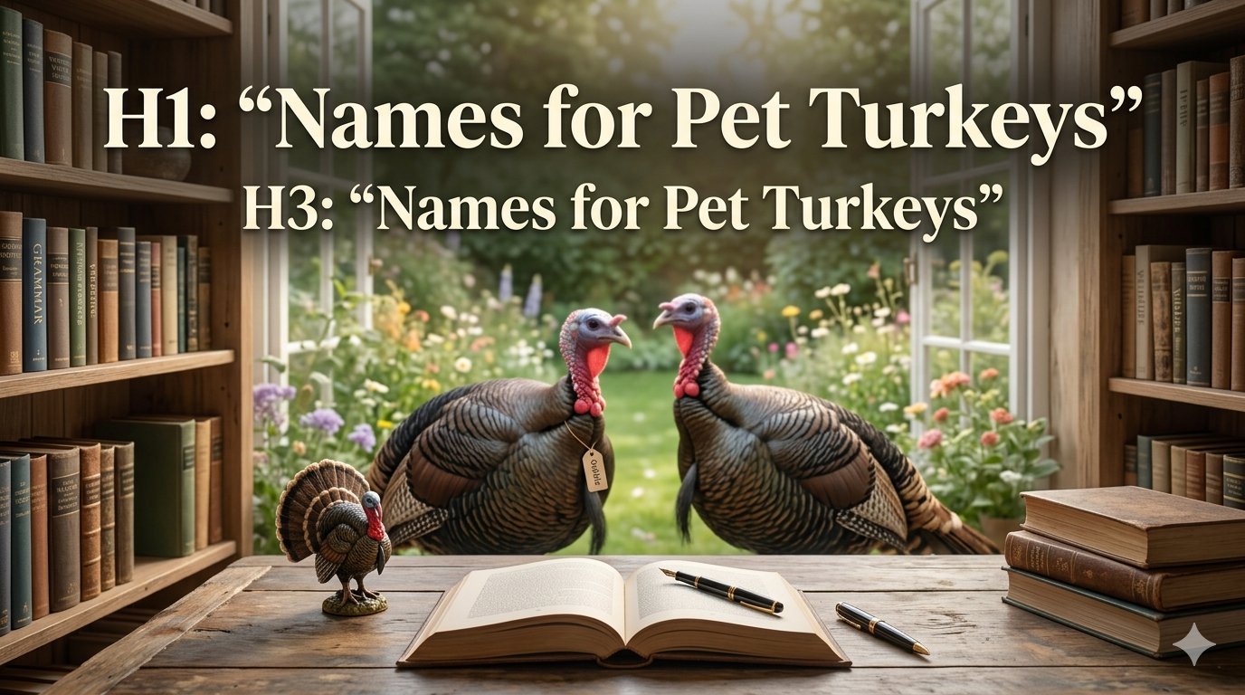 Names for Pet Turkeys