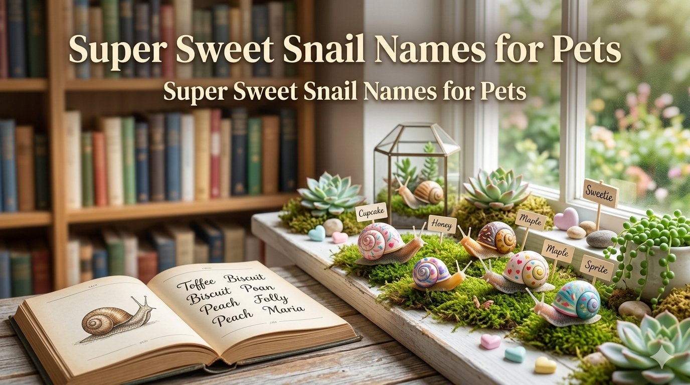 Super Sweet Snail Names for Pets